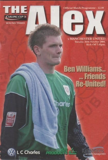 Crewe Alexandra v Manchester United 26-Oct-2004