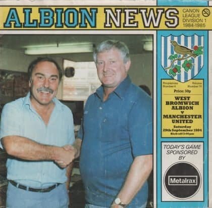 West Bromwich Albion v Manchester United 29-Sep-1984