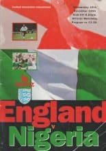 England v Nigeria 16-Nov-1994