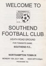 Southend FC v Northampton Town XI   15-Jul-1996