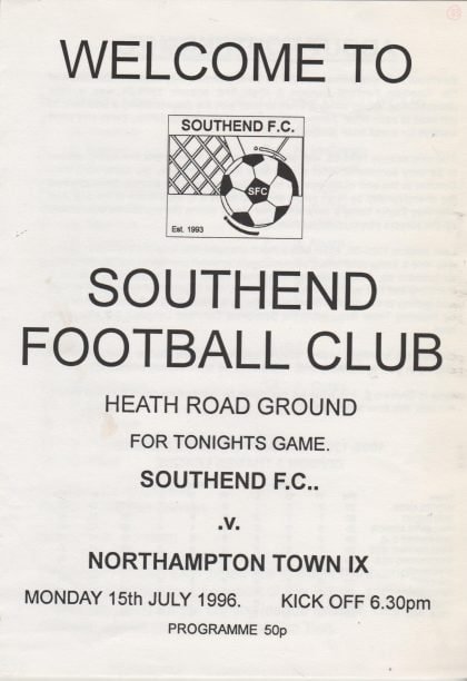 Southend FC v Northampton Town XI   15-Jul-1996