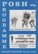 Peterborough United v Northampton Town 31-Jan-1987