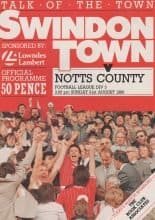 Swindon Town v Notts County 31-Aug-1986