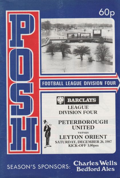 Peterborough United v Leyton Orient  26-Dec-1987