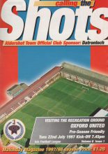 Aldershot Town v Oxford United 22-Jul-1997