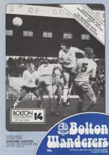 Bolton Wanderers v Oxford United 27-Dec-1983