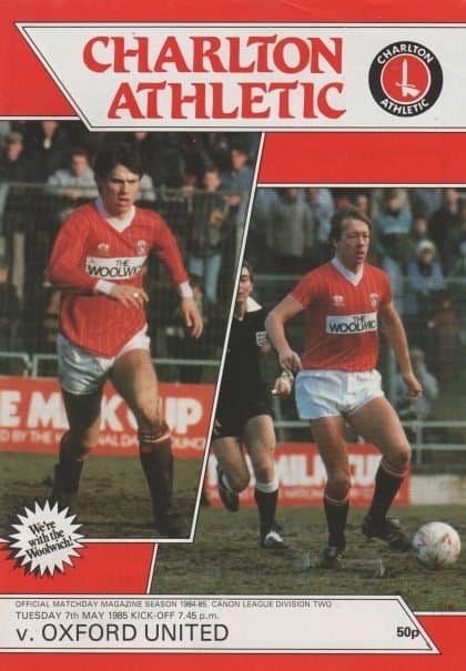 Charlton Athletic v Oxford United 07-May-1985