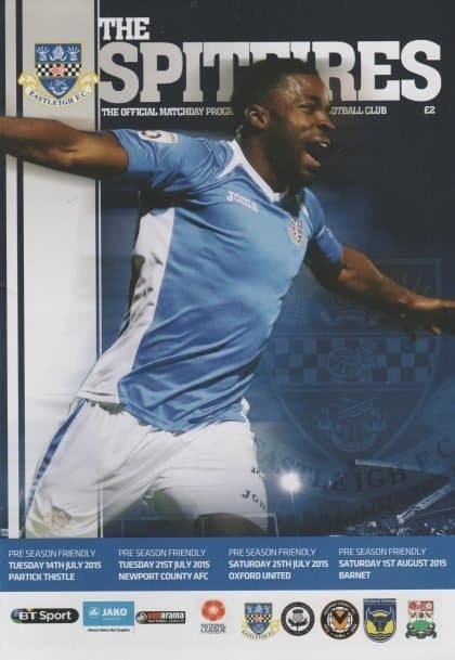 Eastleigh v Partick Thistle 14-Jul-2015