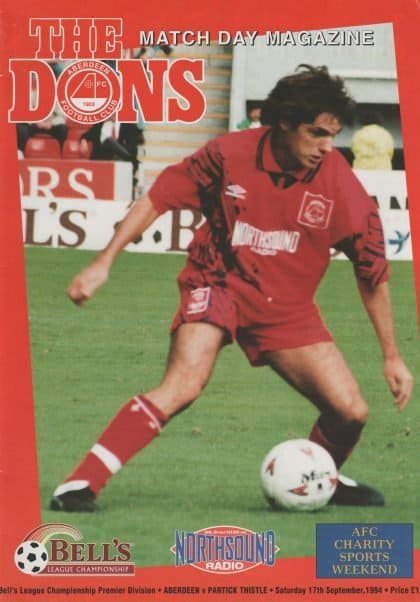 Aberdeen v Partick Thistle 17-Sep-1994