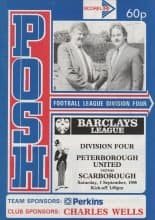 Peterborough United v Scarborough 03-Sep-1988