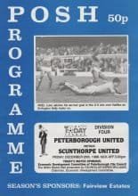 Peterborough United v Scunthorpe United 26-Dec-1986