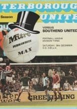Peterborough United v Southend United 30-Dec-1978