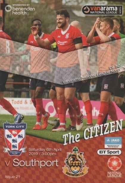 York City v Southport 06-Apr-2019