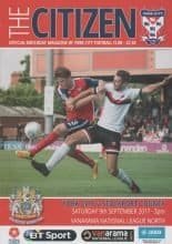 York City v Stockport County  09-Sep-2017