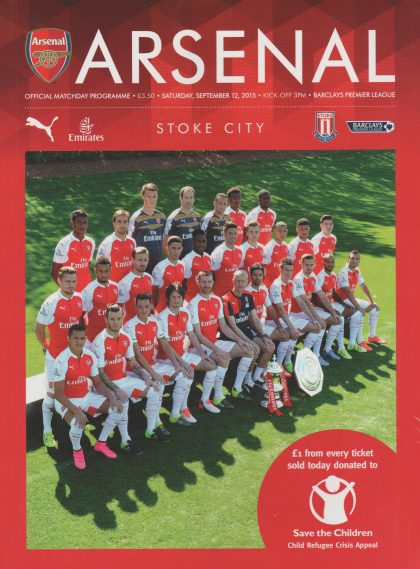 Arsenal v Stoke City 12-Sep-2015