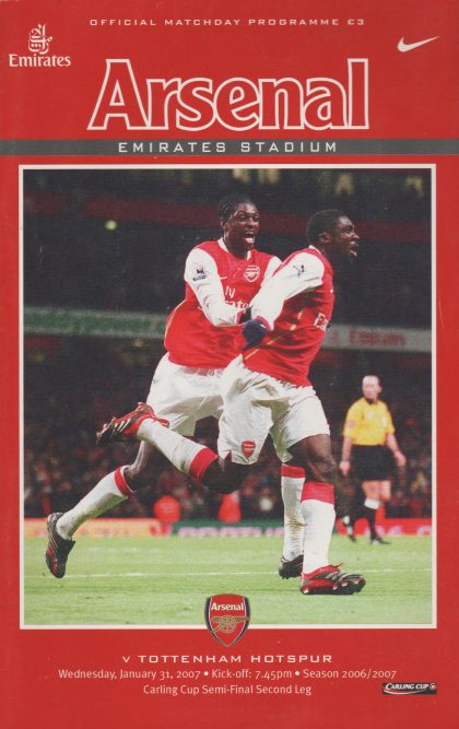 Arsenal v Tottenham Hotspur 31-Jan-2007