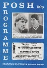 Peterborough United v Tranmere Rovers 05-Nov-1986