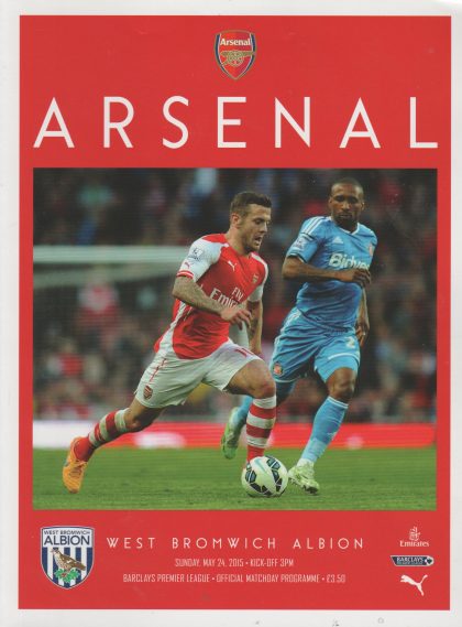 Arsenal v West Bromwich Albion 24-May-2015