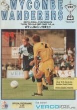 Wycombe Wanderers v Welling United 25-Aug-1992