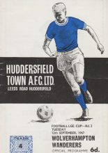 Huddersfield Town v Wolverhampton Wanderers  12-Sep-1967