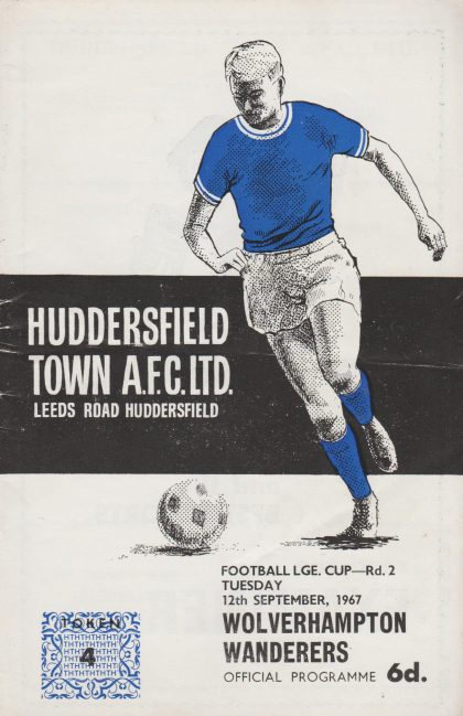 Huddersfield Town v Wolverhampton Wanderers  12-Sep-1967