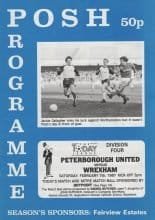 Peterborough United v Wrexham 07-Feb-1987