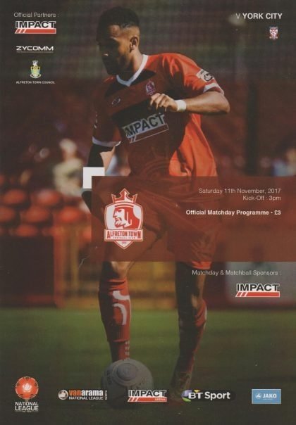 Alfreton Town v York City 11-Nov-2017