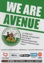 Bradford Park Avenue  v York City 12-Aug-2017