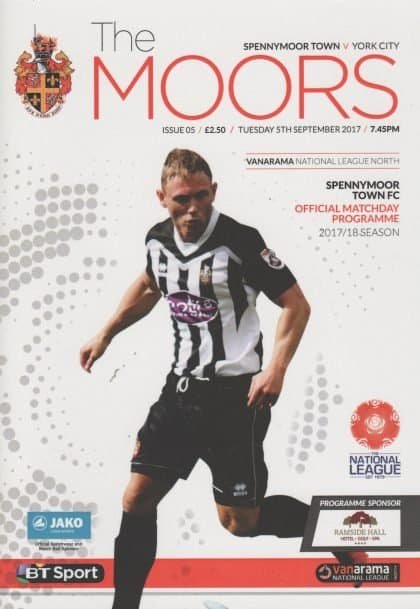 Spennymoor Town v York City 05-Sep-2017