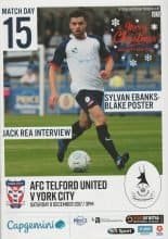 AFC Telford United v York City 09-Dec-2017