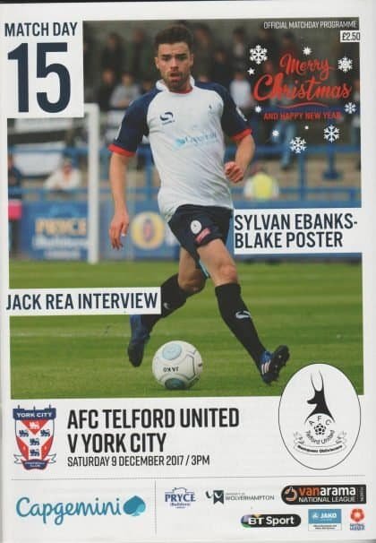 AFC Telford United v York City 09-Dec-2017