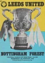 Leeds United v Nottingham Forest 08-Feb-1978