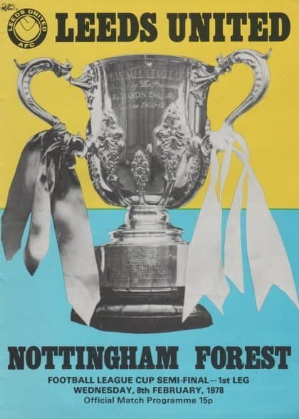 Leeds United v Nottingham Forest 08-Feb-1978