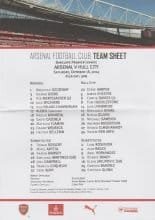 Arsenal v Hull City 18-Oct-2014