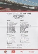 Arsenal v Liverpool  04-Apr-2015