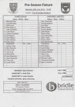 Eastleigh v Oxford United 25-Jul-2015