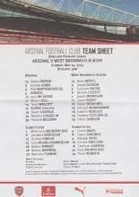 Arsenal v West Bromwich Albion 24-May-2015