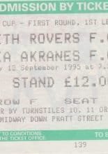 Raith Rovers v Akranes  12-Sep-1995