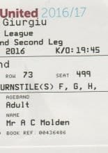 West Ham United v Astra Giurgiu  25-Aug-2016