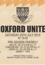 Eastleigh v Oxford United 25-Jul-2015