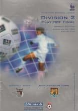 Grimsby Town v Northampton Town   24-May-1998