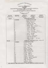 Oldham Athletic v Manchester City 16-Jul-2002