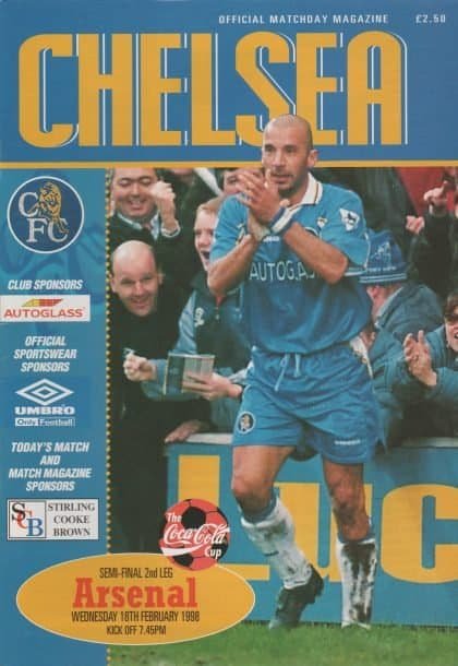 Chelsea v Arsenal 18-Feb-1998