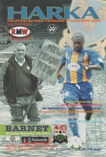 Shrewsbury Town v Barnet 01-Jan-2001