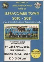 Ilfracombe Town v Barnstaple Town 22-Apr-2011