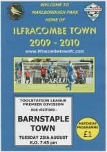 Ilfracombe Town v Barnstaple Town 25-Aug-2009