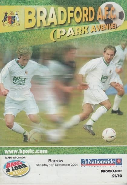 Bradford Park Avenue v Barrow 18-Sep-2004