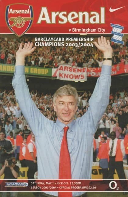 Arsenal v Birmingham City 01-May-2004