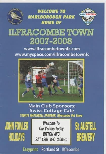 Ilfracombe Town v Bitton 12-Jan-2008