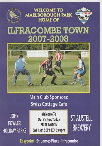 Ilfracombe Town v Brislington 15-Sep-2007